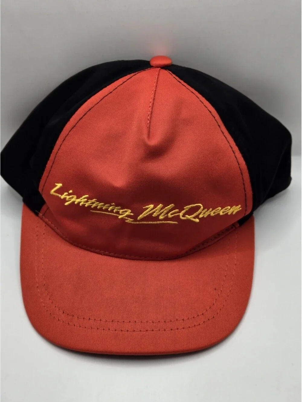 Lightning McQueen Red Black Embroidered Snapback Kids Disney Cars Hat